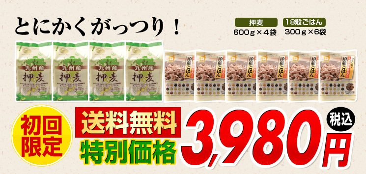 とにかく、ガッツリ1ヶ月！初回限定【送料無料】3,980円